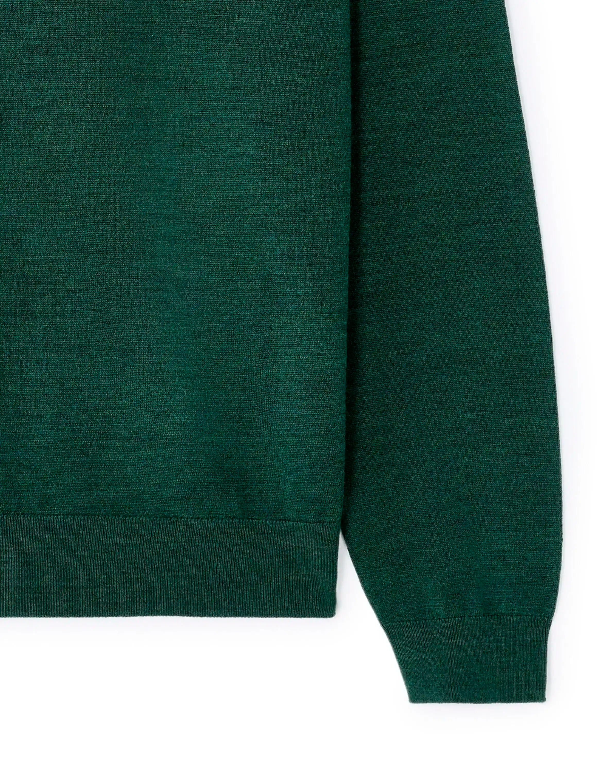 Celio_Vert Fonce 02_100% Merino Wool Crew Neck Sweater_SEMERIROND_VERT FONCE 02_06