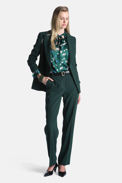 Luisa Spagnoli Verde Bottiglia Women Serafica - Double-Breasted Blazer SKU: SERAFICA_2046 Image 06
