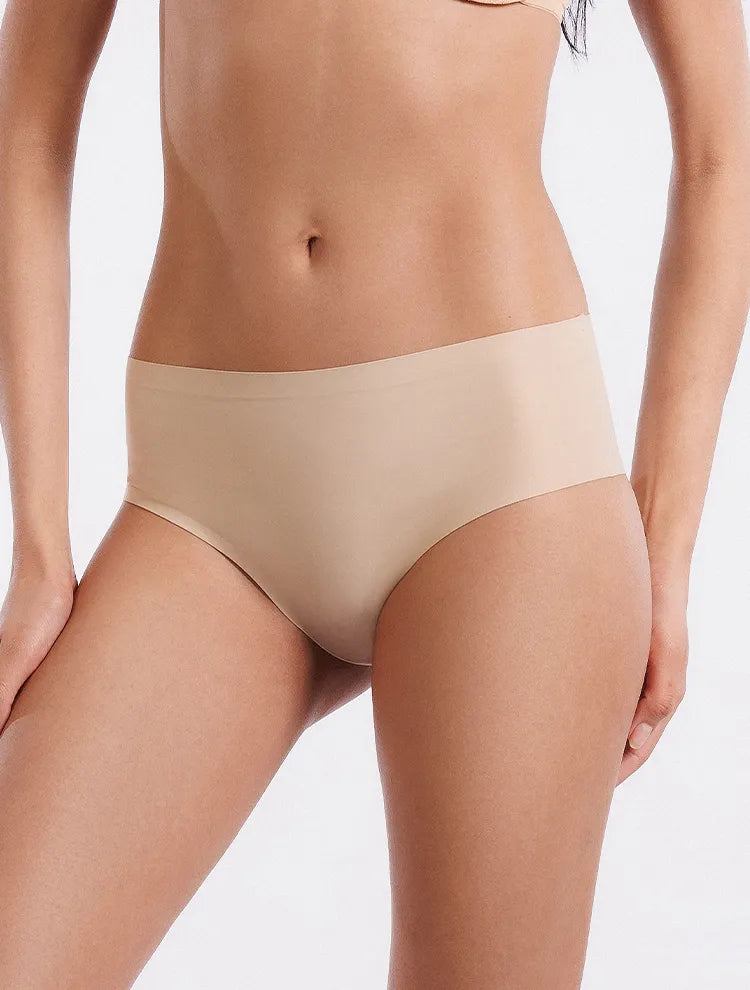 Marie France_Beige_No Show Lasercut High Waist Slip_SLHIGHWAISTLASERCUT_Beige_01