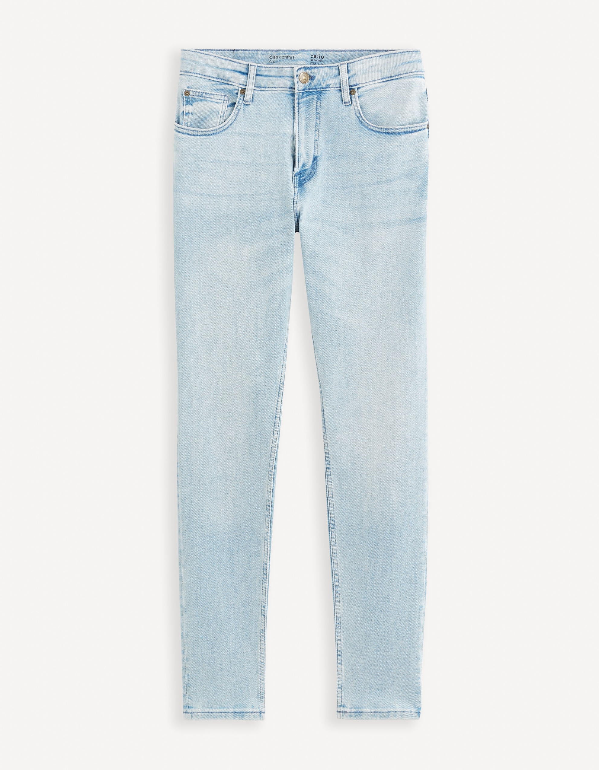 C25 Slim Jeans 3 Lengths Stretch - Bleached_SLIM3L_BLEACHED_01