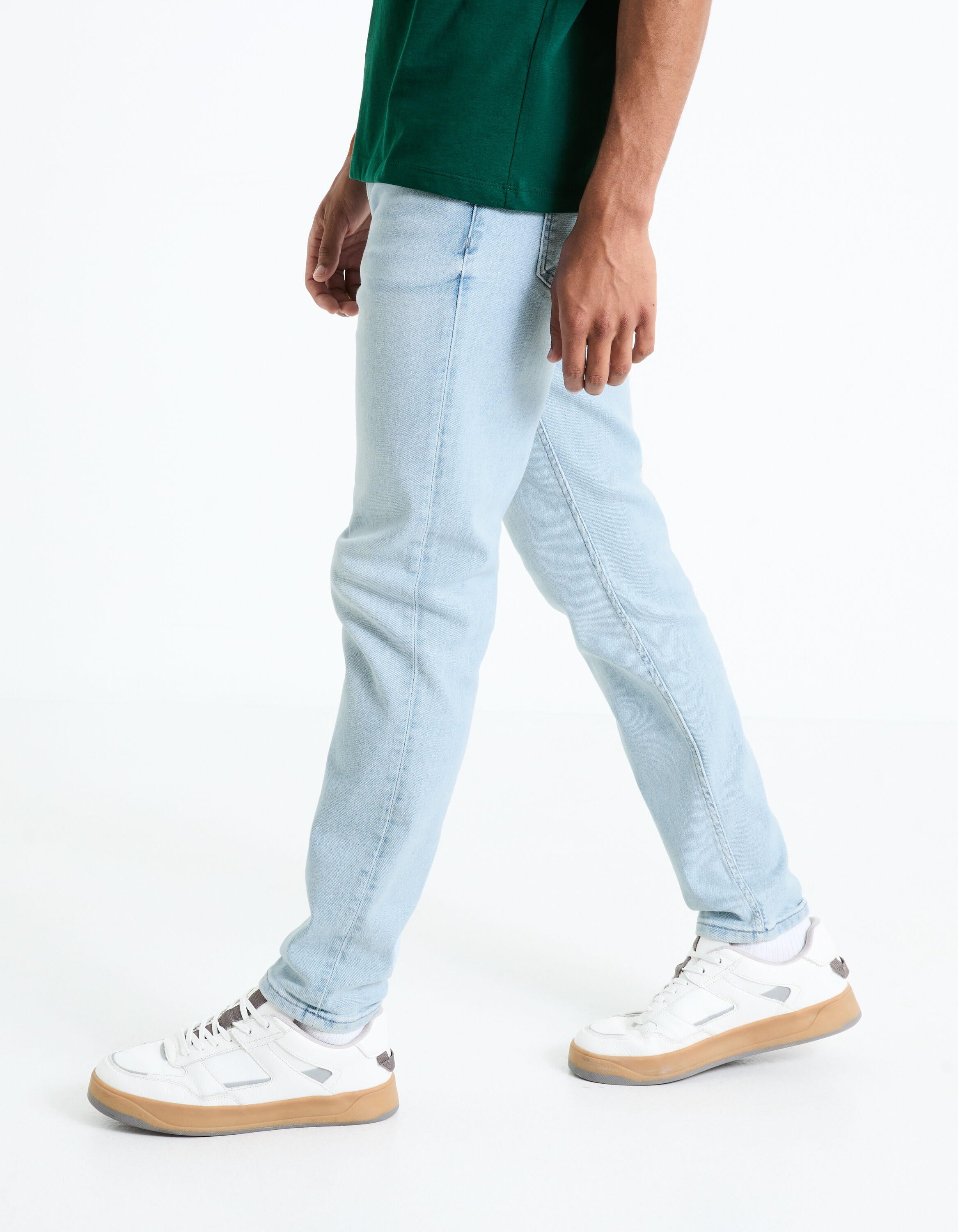 C25 Slim Jeans 3 Lengths Stretch - Bleached_SLIM3L_BLEACHED_05