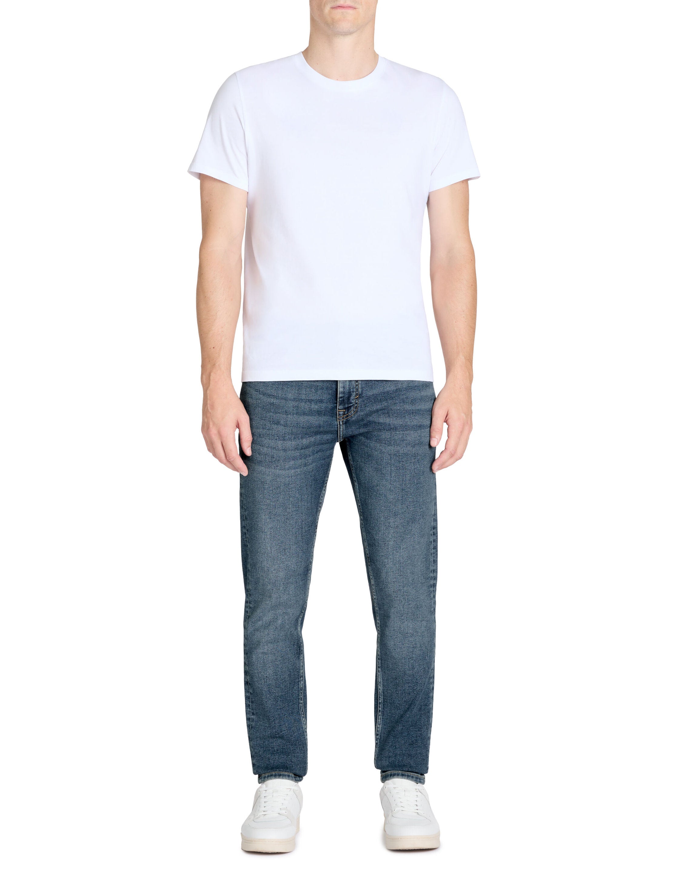 Celio_Blue C.25 Slim Fit Cotton Jeans in 3 Lengths_SLIM3L_DOUBLE STONE_01