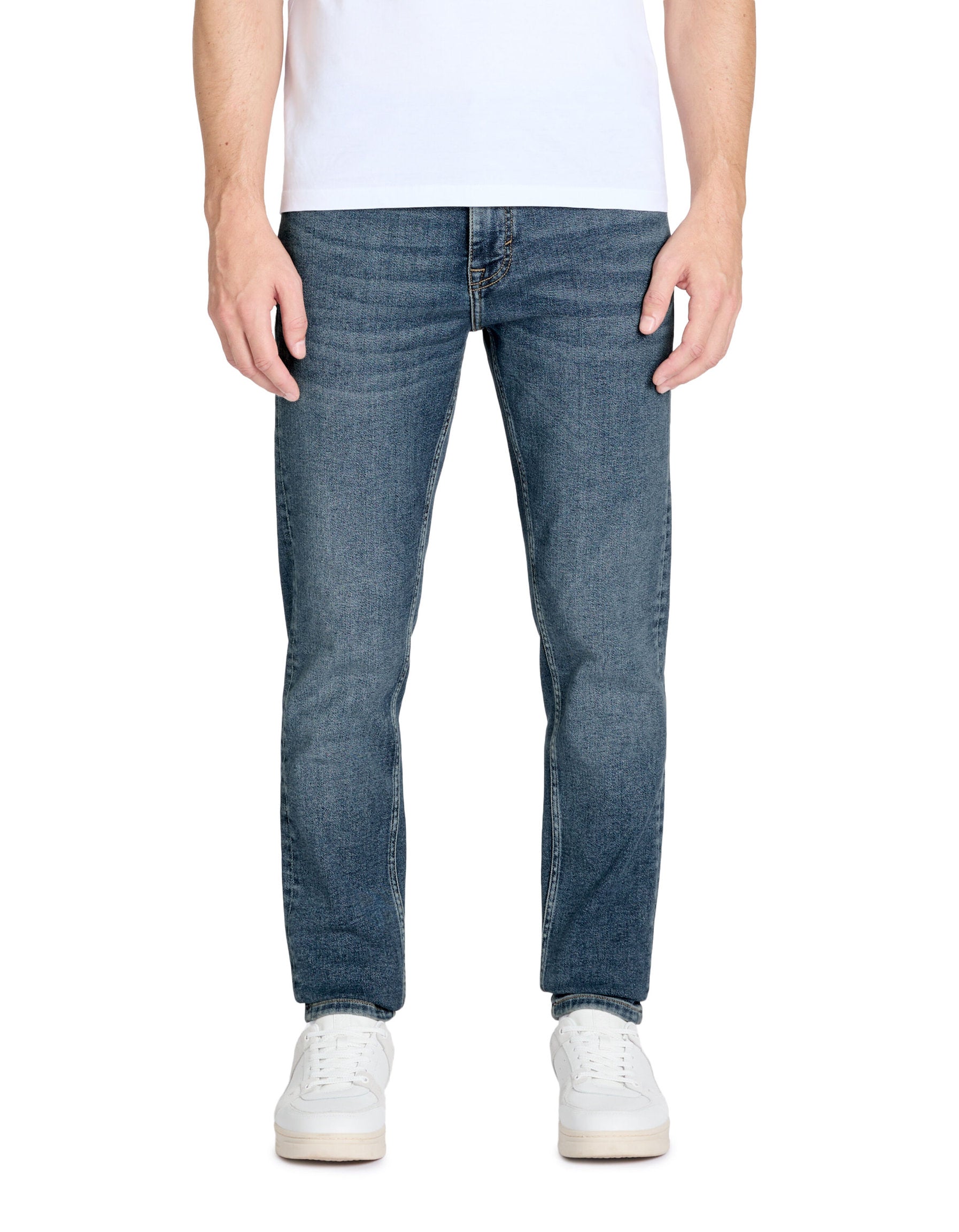 Celio_Blue C.25 Slim Fit Cotton Jeans in 3 Lengths_SLIM3L_DOUBLE STONE_02