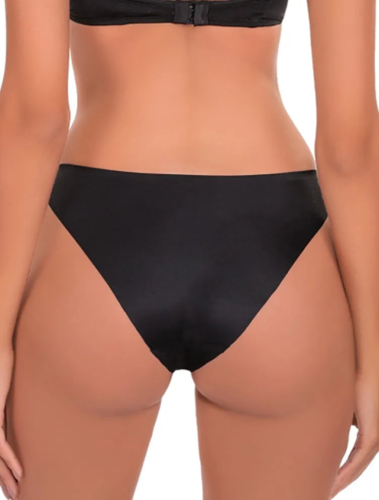 Marie France_Noir_No Show Lasercut Slip_SLLASERCUT_Noir_02