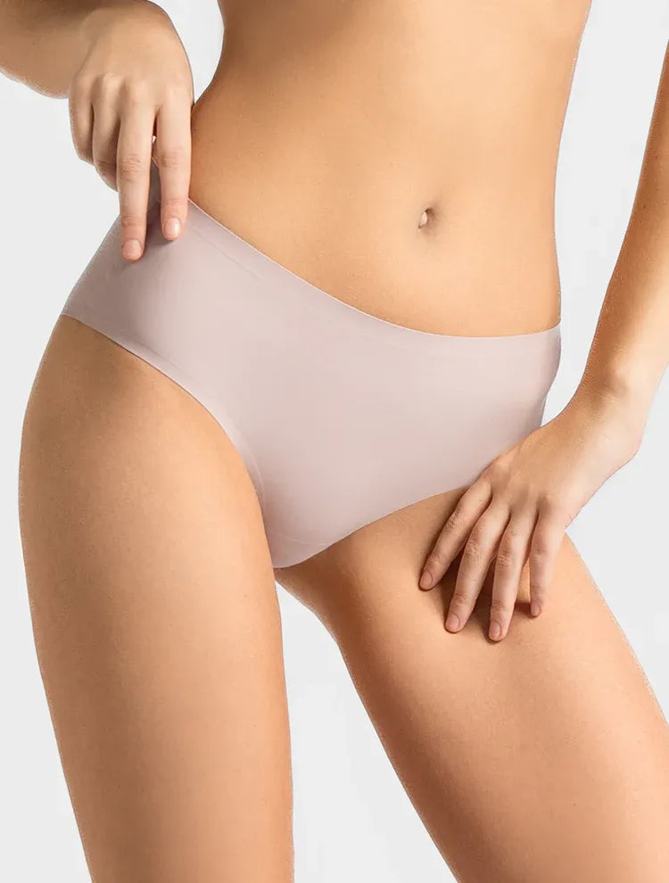 Marie France Greige Women Seamless High Waist Slip SKU: SLSEAMLESSHIGHWAISTS_Greige Image 01