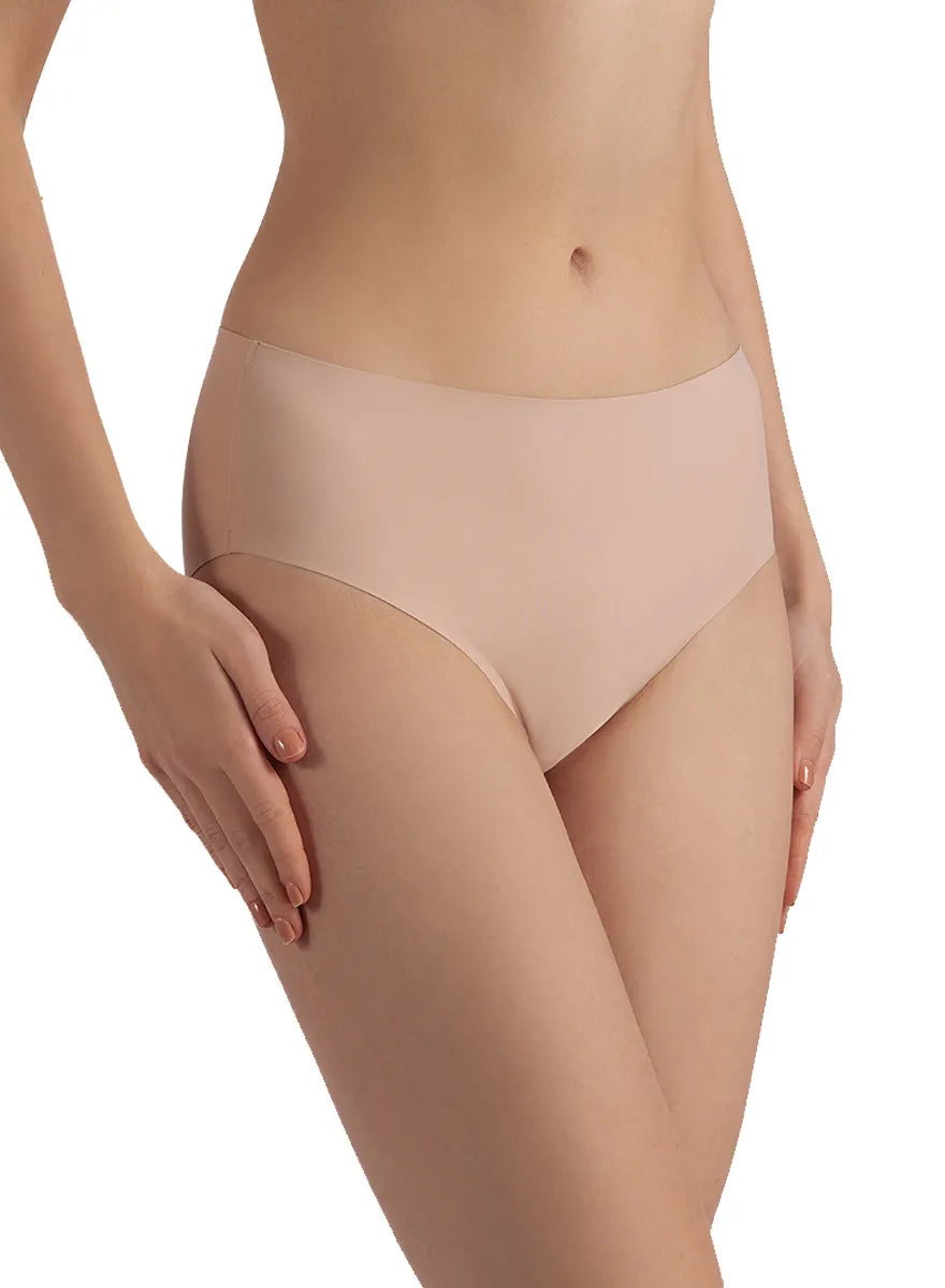 Marie France_Skin_No Show Lasercut High Waist Slip_SLSEAMLESSHIGHWAISTS_Skin_01