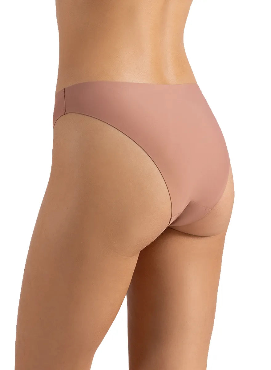 Marie France_Brown_No Show Lasercut Slip_SLSEAMLESSSLIP_Brown_01