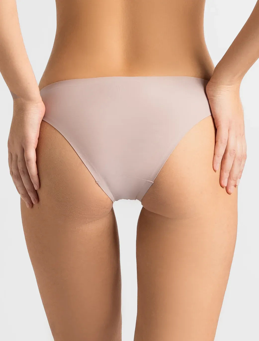 Marie France Greige Women Seamless Laser-Cut No-Panty-Line Brief SKU: SLSEAMLESSSLIP_greige Image 02