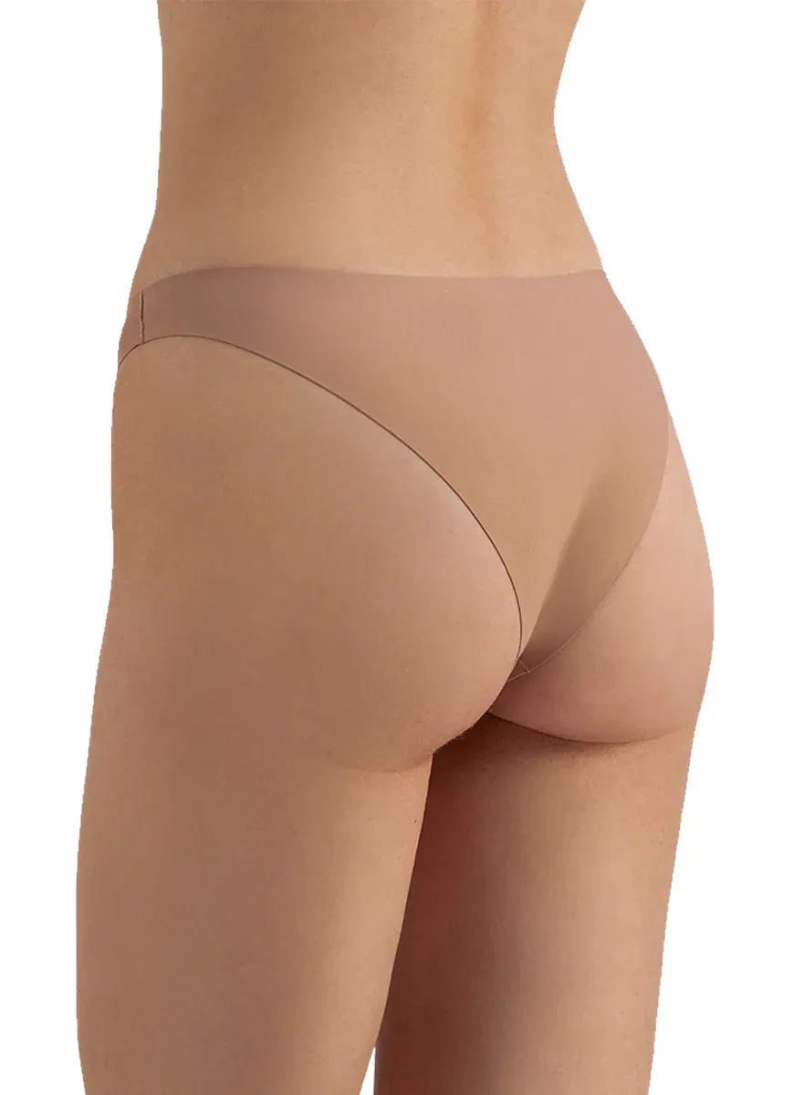 Marie France Nude Women Seamless No-Show Stretch Tanga Brief SKU: SLSEAMLESSTANGUA_Nude Image 02