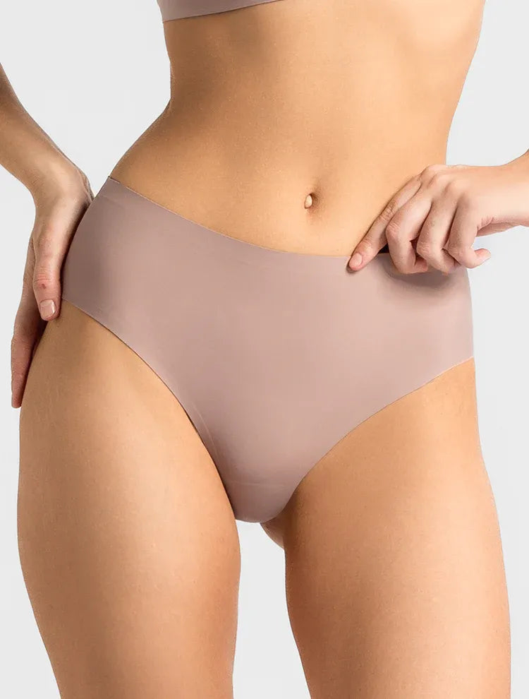 Marie France Nude Women Seamless No-Show Stretch Tanga Brief SKU: SLSEAMLESSTANGUA_Nude Image 03