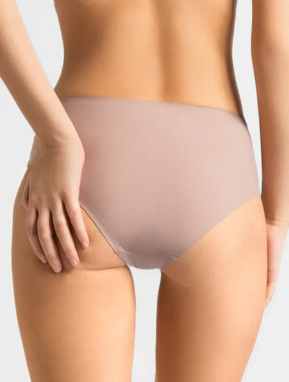 Marie France Nude Women Seamless No-Show Stretch Tanga Brief SKU: SLSEAMLESSTANGUA_Nude Image 04