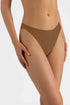 Marie France Cacao Women Seamless No-Show Stretch Tanga Brief SKU: SLSEAMLESSTANGUA_cacao Image 01