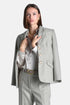 Luisa Spagnoli Var Spinato Ghiaccio Women Sognatrice - Pure Virgin Wool Blazer SKU: SOGNATRICE_3360 Image 01