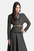 Luisa Spagnoli Var Spin Verde Bosco Women Sospiri Cropped Blazer - Fashion Show SKU: SOSPIRI_3370 Image 01