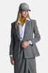 Luisa Spagnoli Var Grigio Panna Women Spettatore - Double-Breasted Tweed Jacket SKU: SPETTATORE_3331 Image 01
