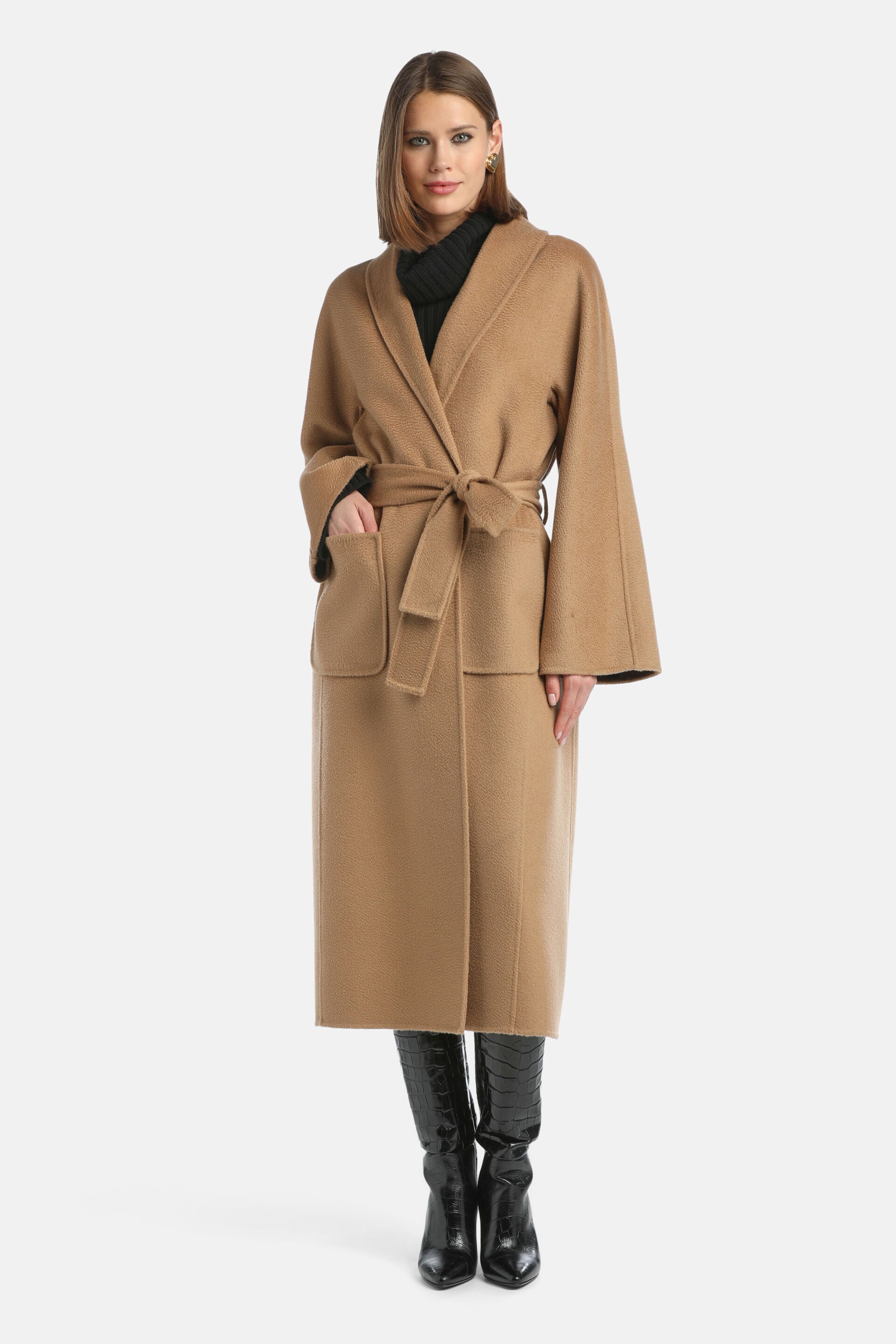 Luisa Spagnoli_Cammello_Speziale - Belted Coat_SPEZIALE_2316_01