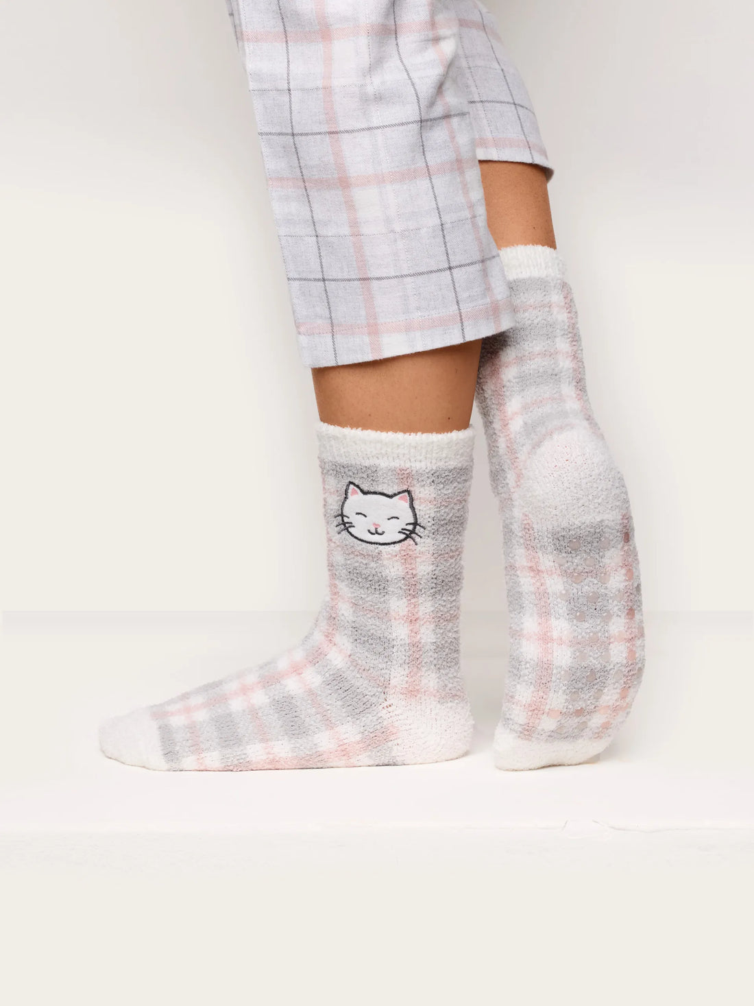 Yamamay PRINTED Women Anti Skid Socks - Purrfect Dreamer SKU: SPFD193004_128 Image 01