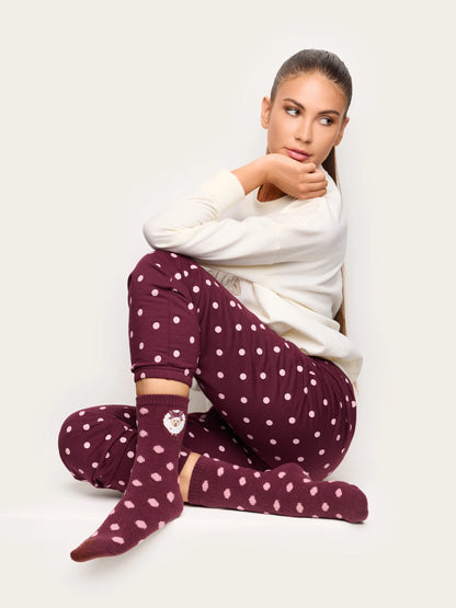 Yamamay PRINTED Women Anti Skid Socks - Curly and Cute SKU: SPFD193005_128 Image 01