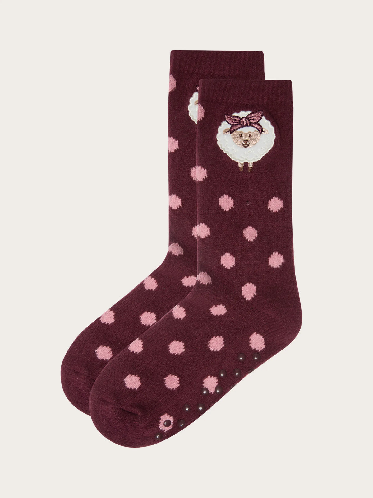Yamamay PRINTED Women Anti Skid Socks - Curly and Cute SKU: SPFD193005_128 Image 03