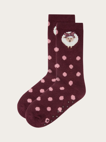 Yamamay PRINTED Women Anti Skid Socks - Curly and Cute SKU: SPFD193005_128 Image 03