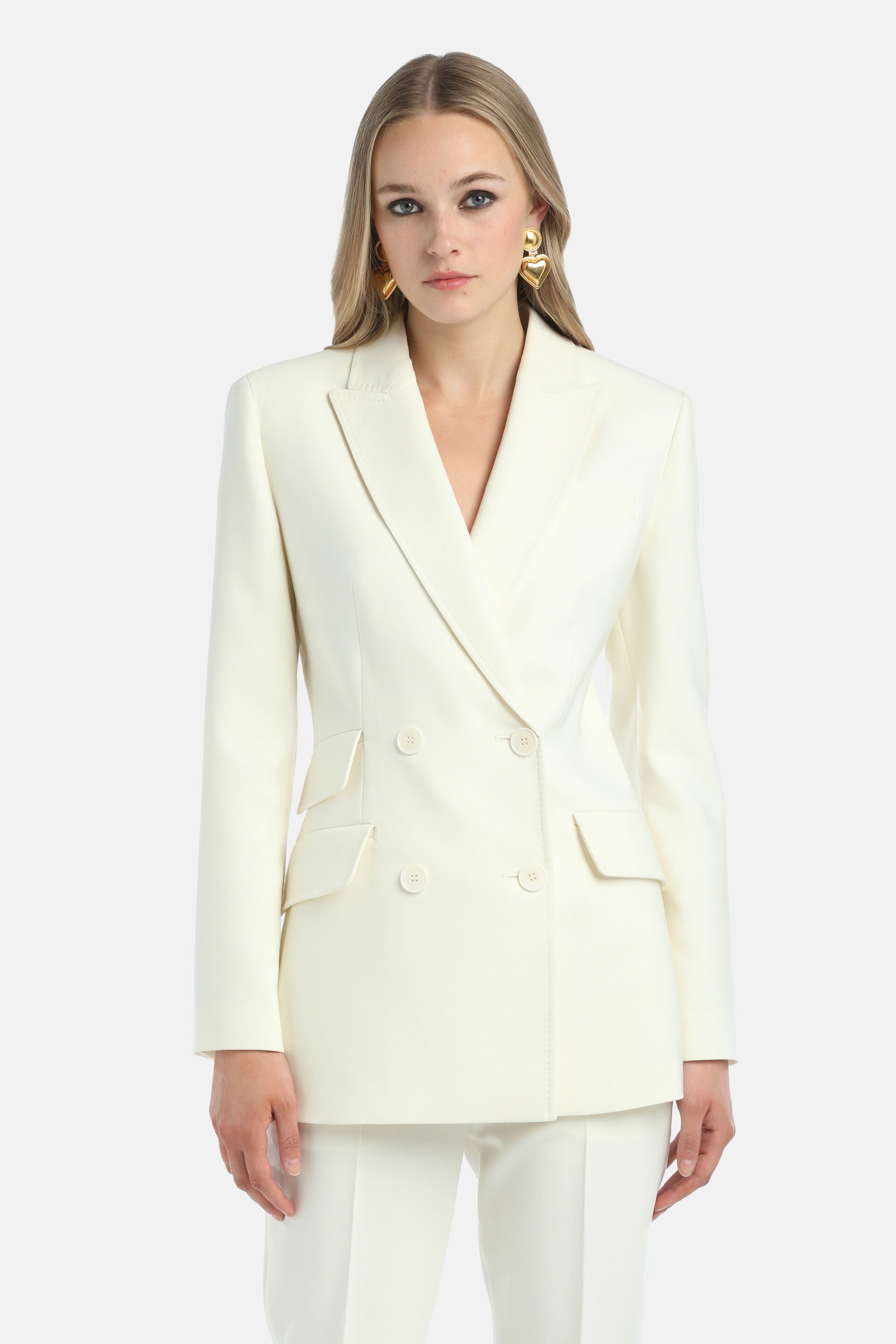 Luisa Spagnoli_Panna_Spoleto - Double-Breasted Jacket_SPOLETO_0202_02