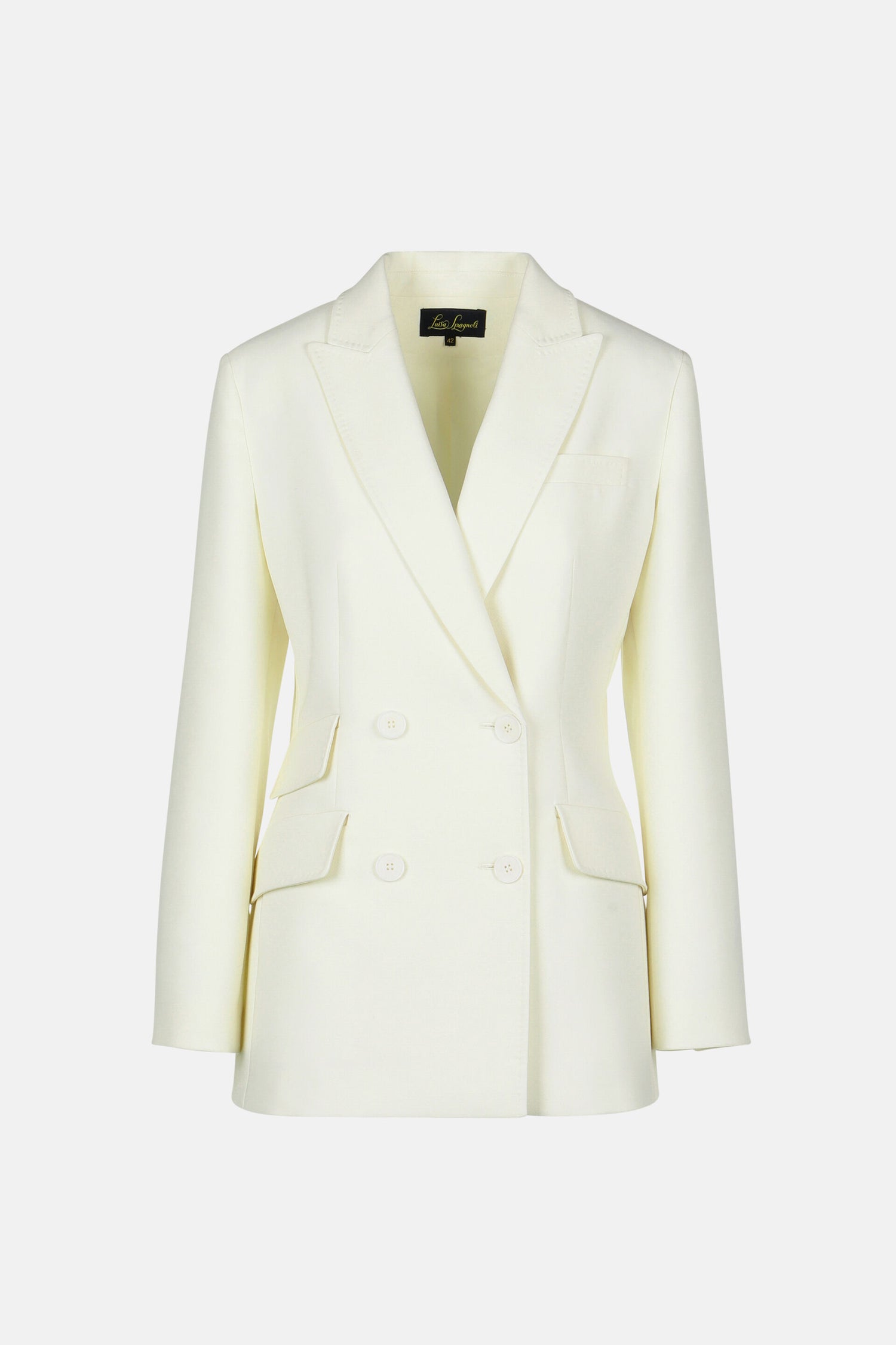 Luisa Spagnoli_Panna_Spoleto - Double-Breasted Jacket_SPOLETO_0202_08