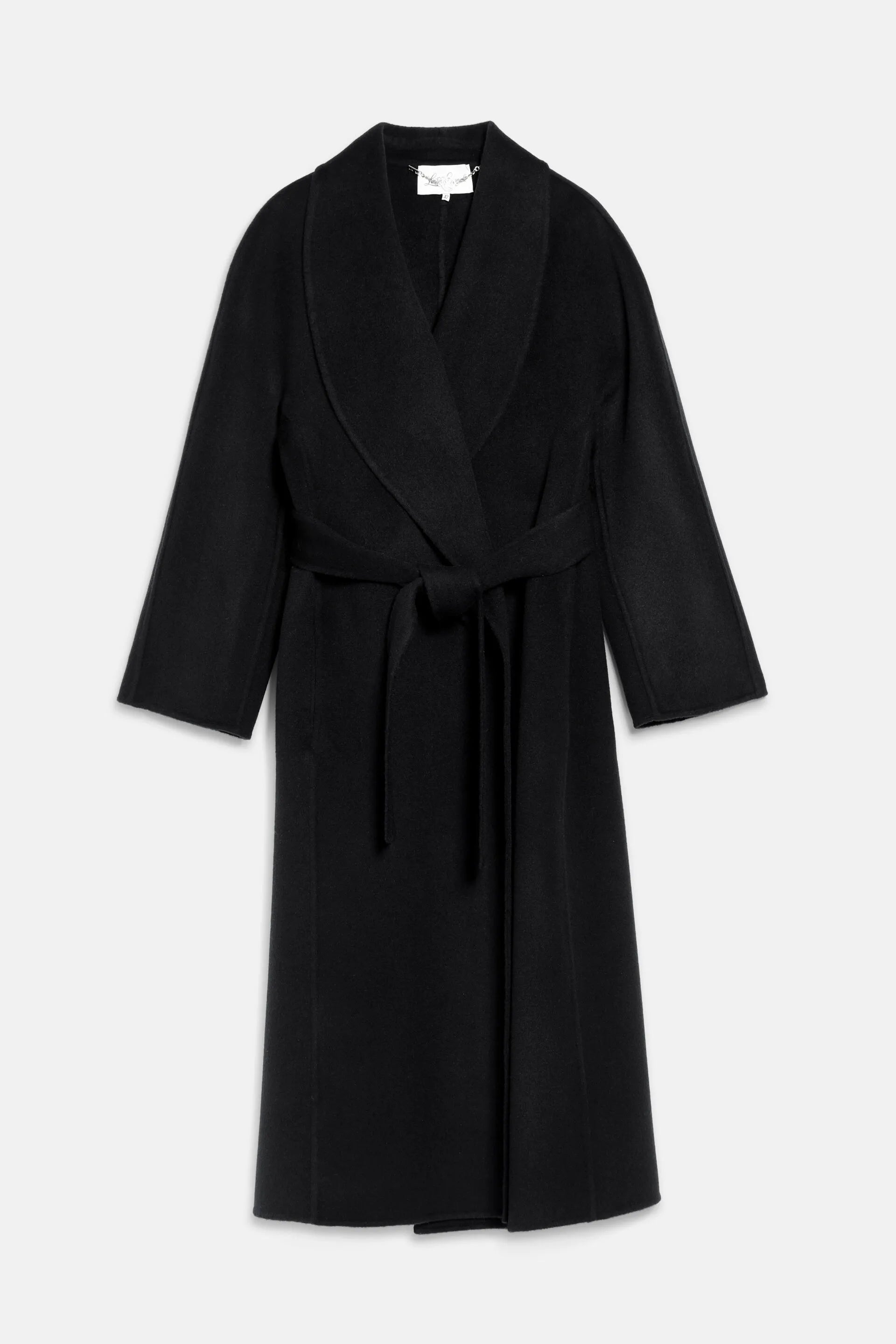 Luisa Spagnoli Nero Women Stenografo - Coat with Shawl Lapels SKU: STENOGRAFO_0101 Image 06