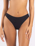 Marie France_Noir_No Show Lasercut Thong_STLASERCUT_Noir_01