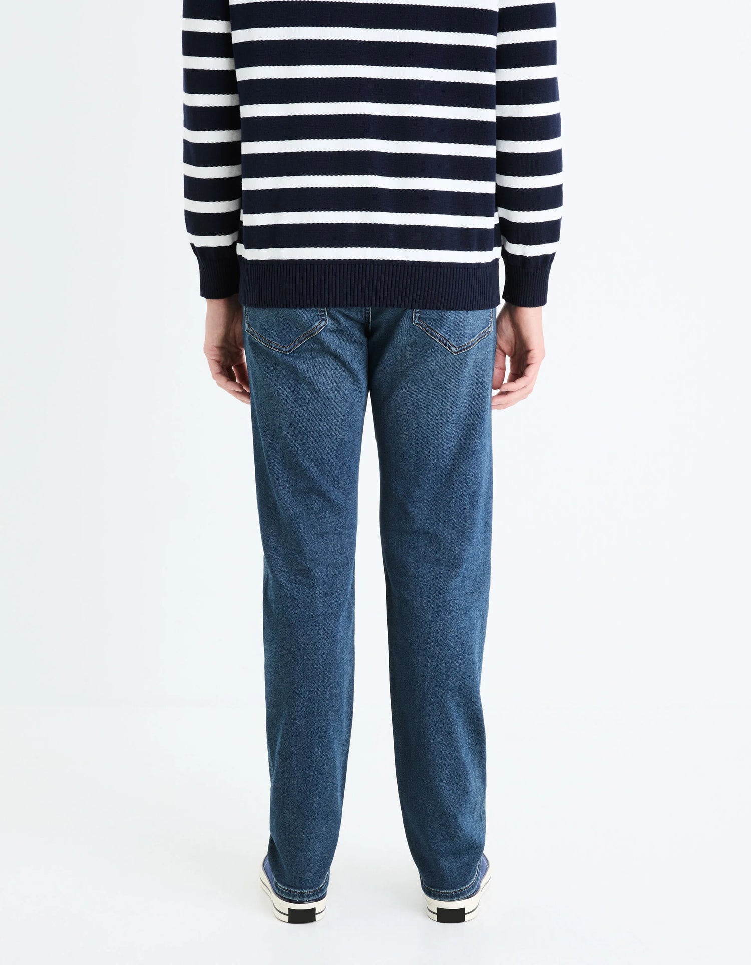 Celio_Stone_Jean C.35 Straight Stretch Mesh 3 Length_STLMAILLE_STONE_03