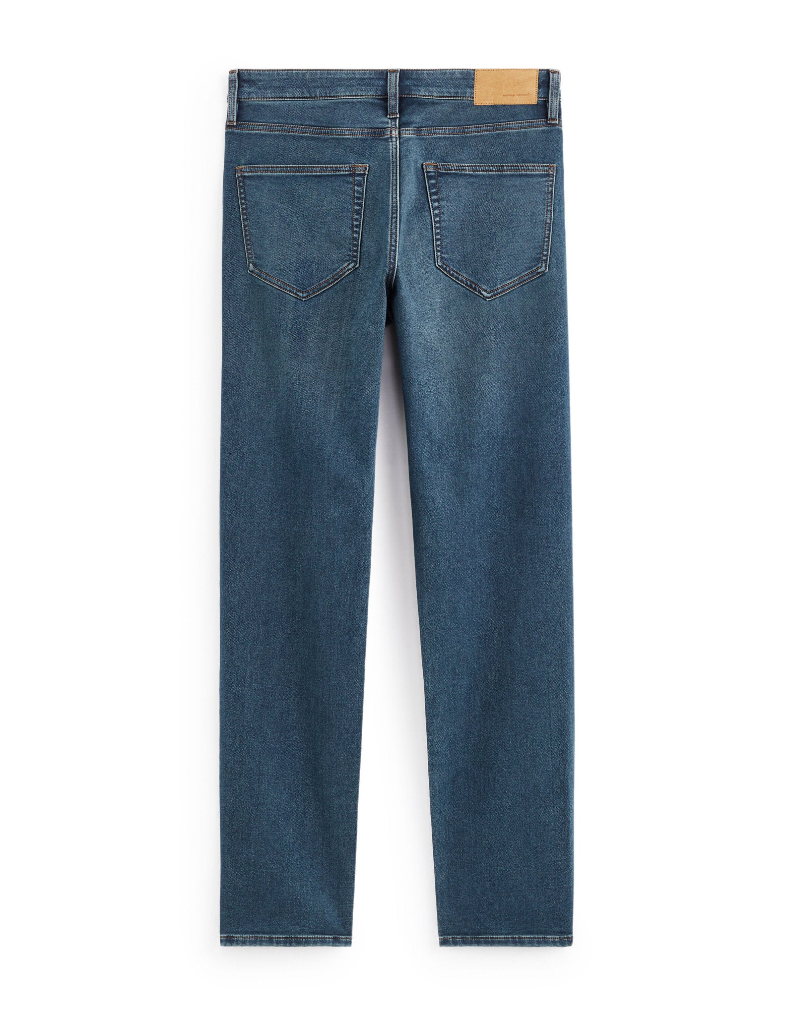 C15 3 Length Straight Stretch Jeans - Blue_06