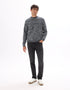 Celio_Washed Black_C.35 Straight Stretch Knit 3-Length Jeans_STLMAILLE_WASHED BLACK_02
