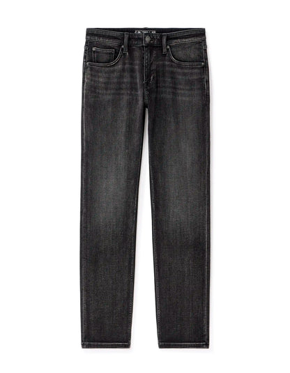 Celio_Washed Black_C.35 Straight Stretch Knit 3-Length Jeans_STLMAILLE_WASHED BLACK_09