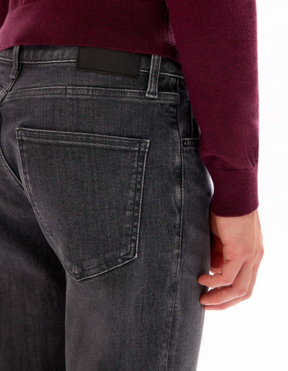 Celio_Grey_C.15 Straight Stretch Cotton Jeans, 3 Lengths_STRAIGHT3L_GREY_05