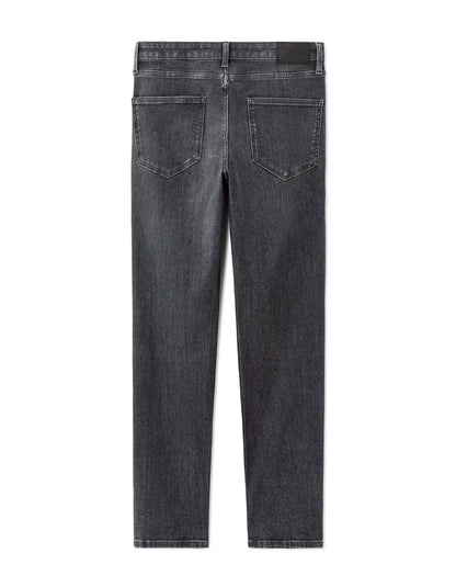 Celio_Grey_C.15 Straight Stretch Cotton Jeans, 3 Lengths_STRAIGHT3L_GREY_06