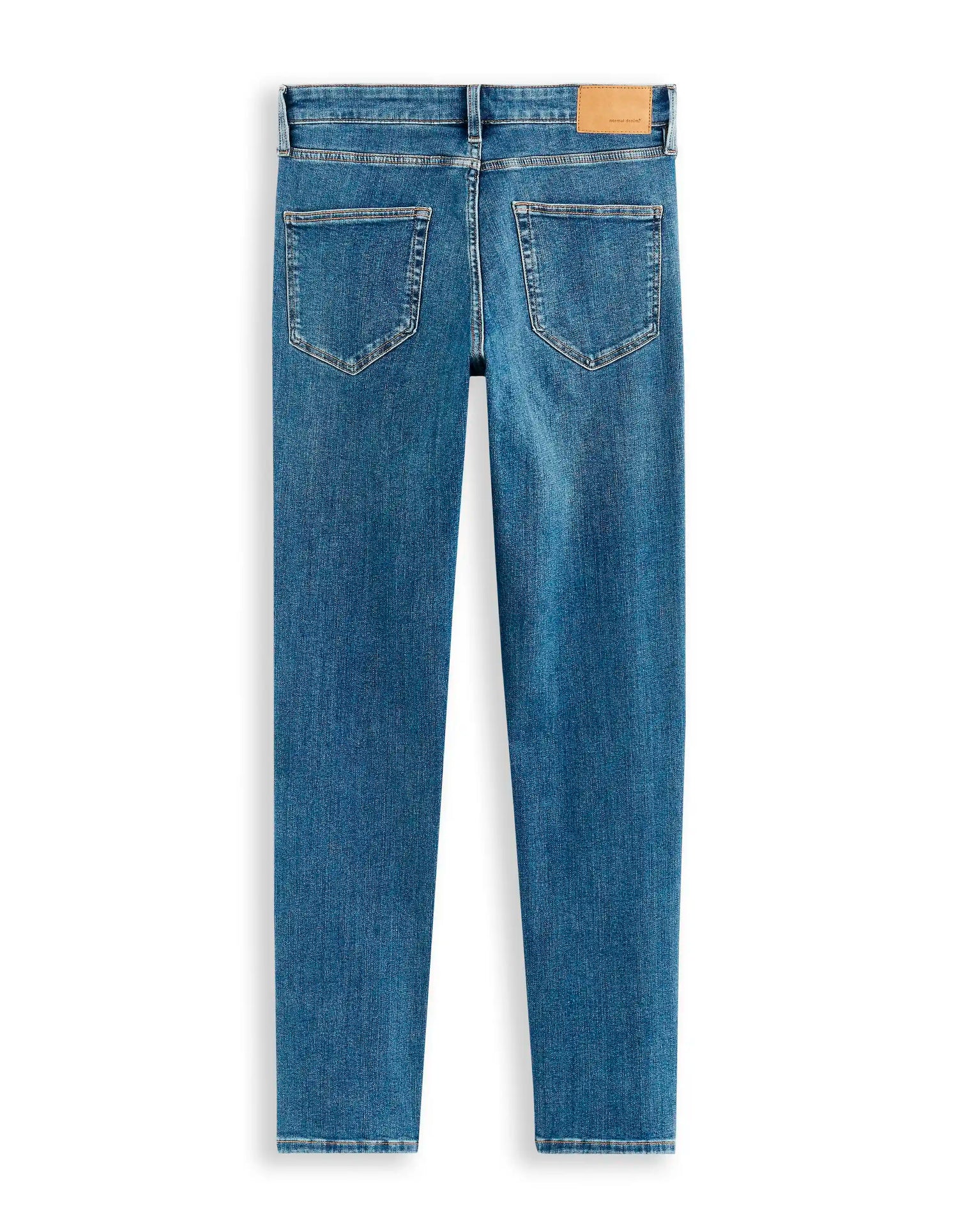 Celio_Stone_C.15 Straight Stretch Cotton Jeans, 3 Lengths_STRAIGHT3L_STONE_06