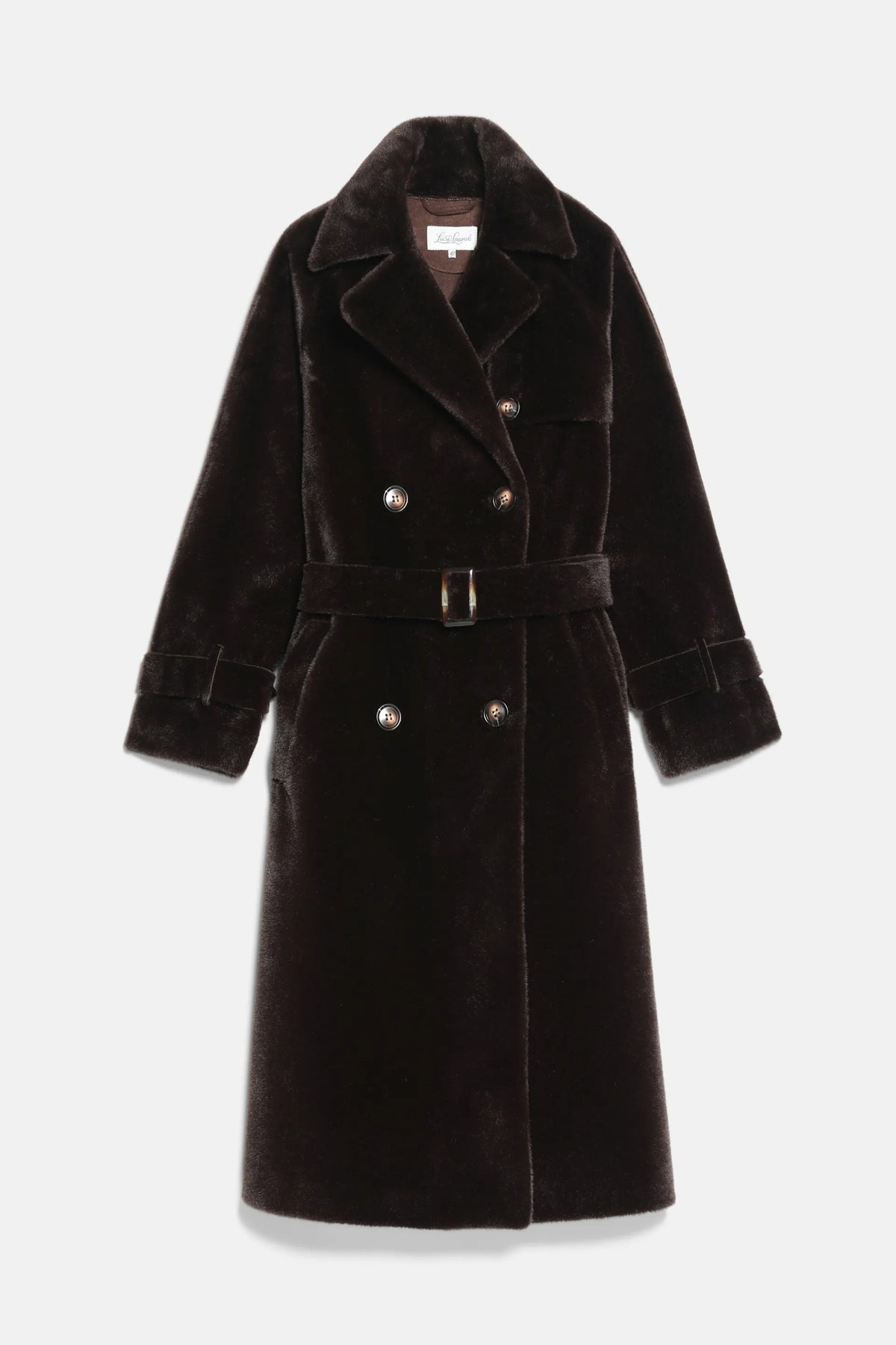 Luisa Spagnoli Marrone Women Supporre Fur-Effect Trench Coat SKU: SUPPORRE_0995 Image 06