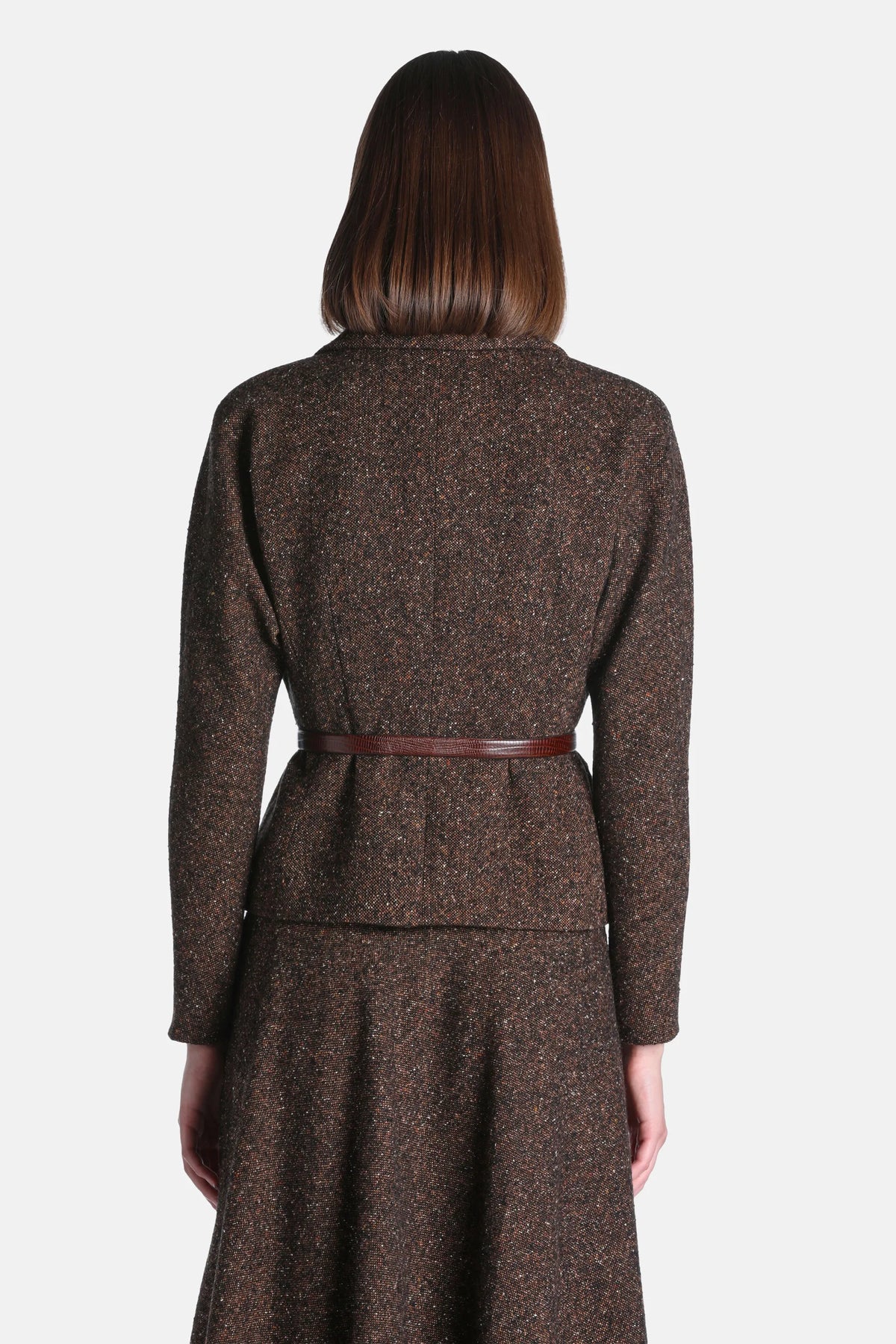 Luisa Spagnoli Var Marrone Women Svolta - Cropped BouclŽ Jacket SKU: SVOLTA_3404 Image 02