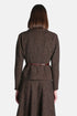 Luisa Spagnoli Var Marrone Women Svolta Cropped BouclŽ Jacket SKU: SVOLTA_3404 Image 02