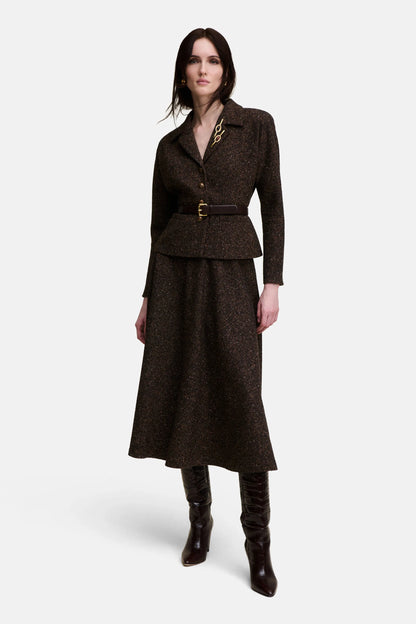 Luisa Spagnoli Var Marrone Women Svolta - Cropped BouclŽ Jacket SKU: SVOLTA_3404 Image 05
