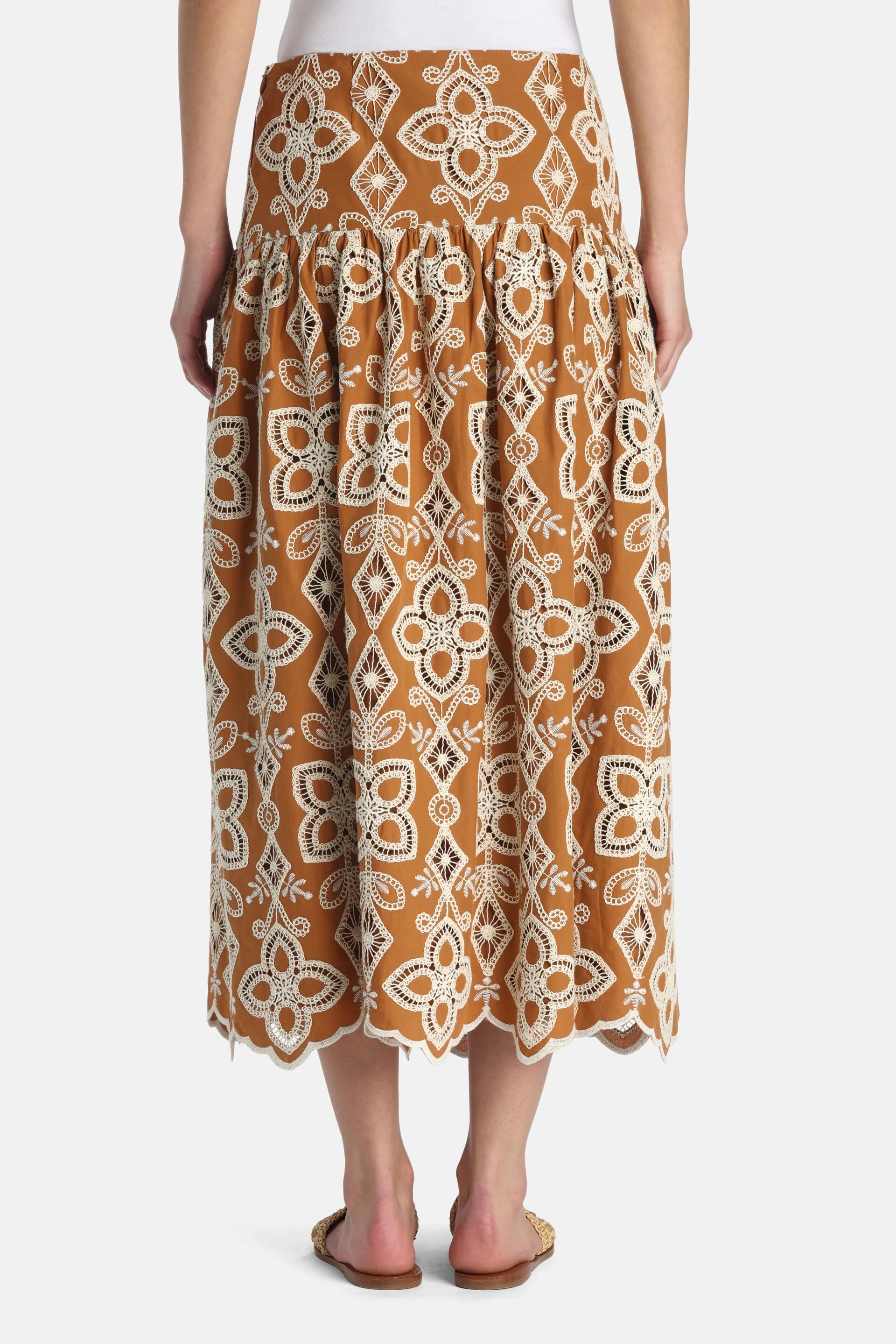 Luisa Spagnoli_0_Tabulato - Embroidered Maxi Skirt_TABULATO_4540_02