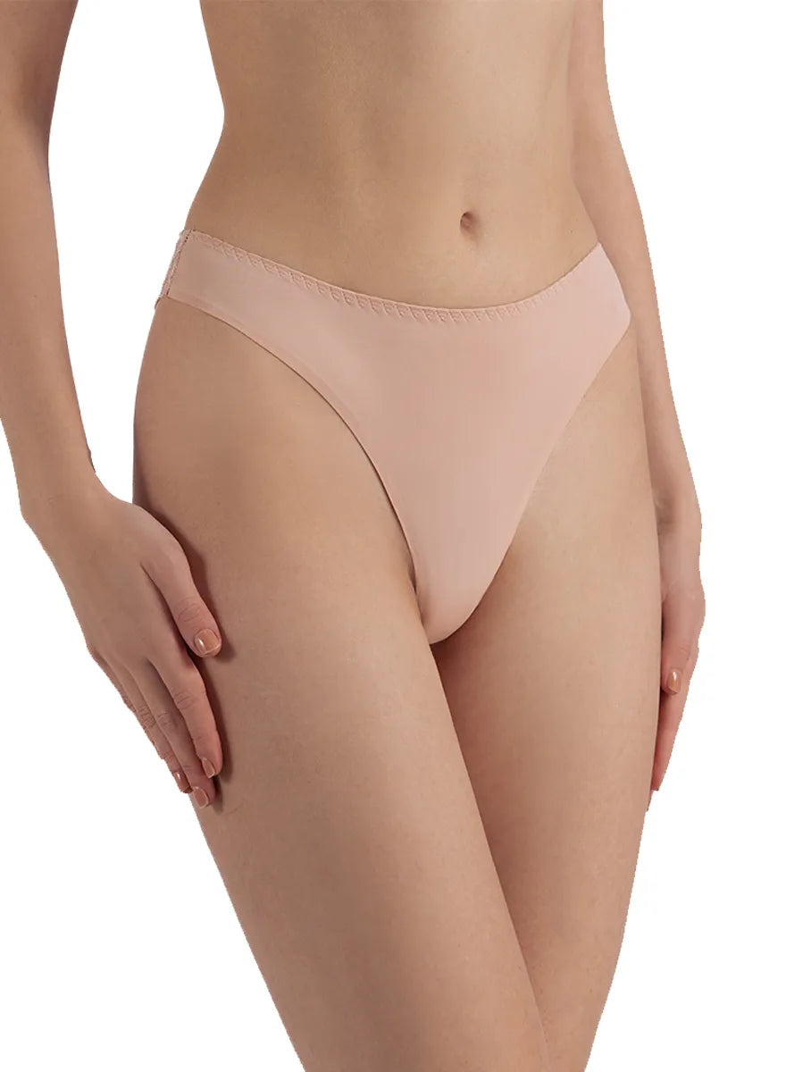 Marie France Light Pink Women Lalove Scalloped Lace Tanga SKU: TALALOVE_light pink Image 01