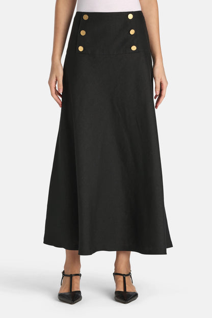 Luisa Spagnoli Nero Women Talenti - Marini�re Maxi Skirt SKU: TALENTI_0101 Image 01