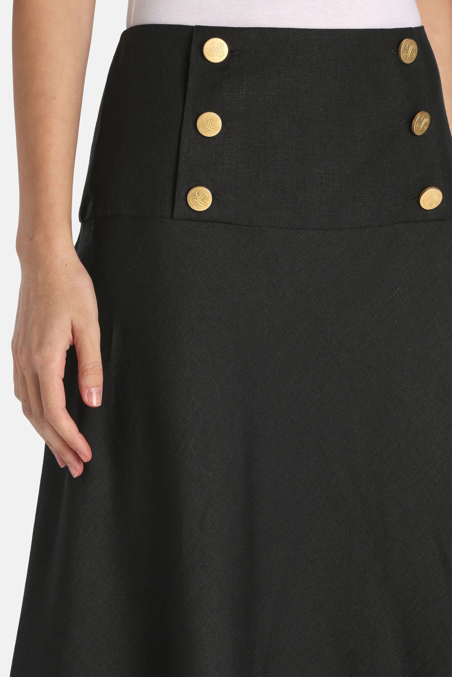 Luisa Spagnoli Nero Women Talenti - Marini�re Maxi Skirt SKU: TALENTI_0101 Image 03