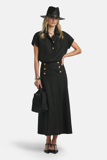 Luisa Spagnoli Nero Women Talenti - Marini�re Maxi Skirt SKU: TALENTI_0101 Image 04