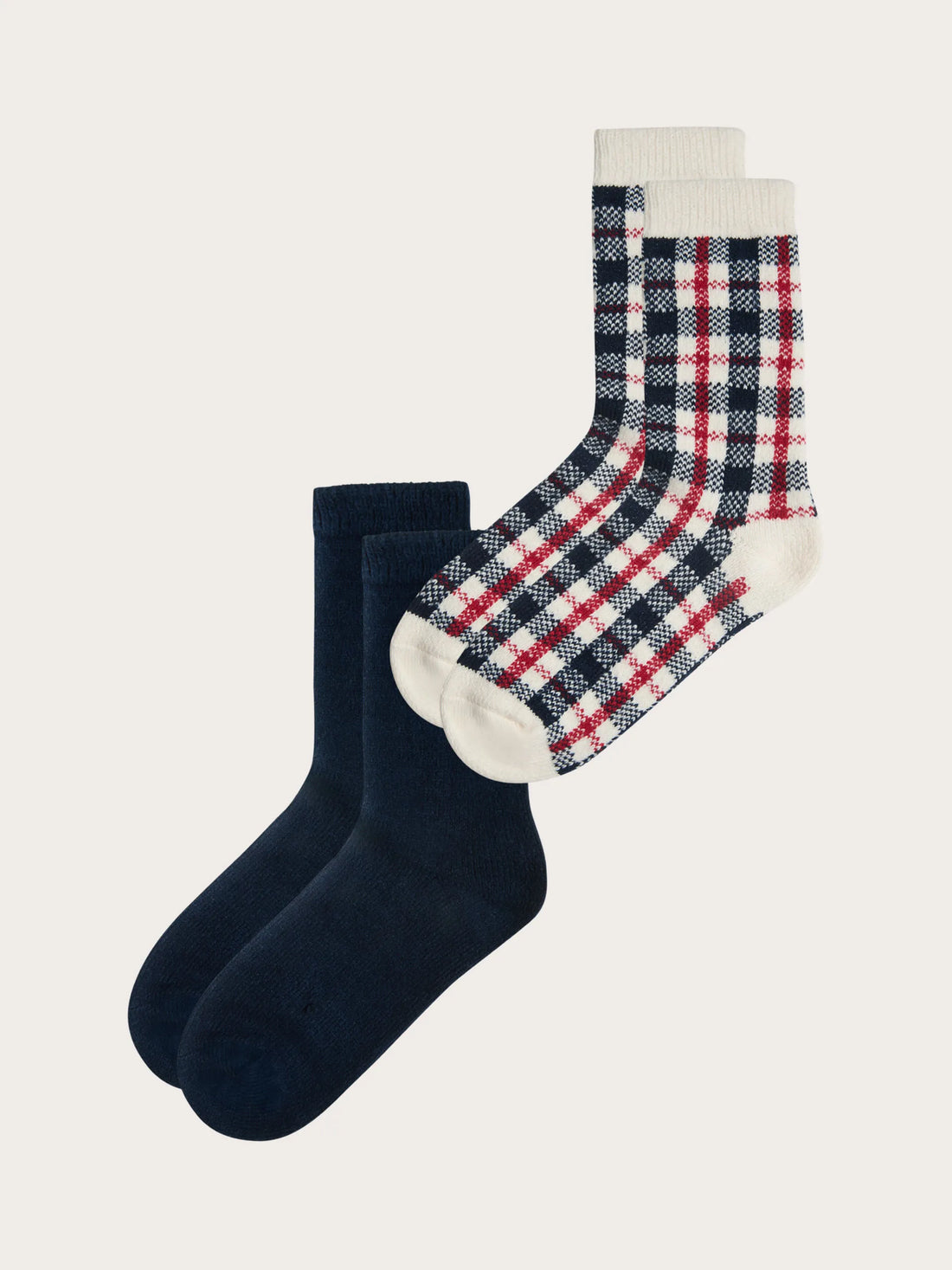 Yamamay_Bicolor_Multipack Two Pairs of Short Socks Winter Poodle_TCZD184004_127_01