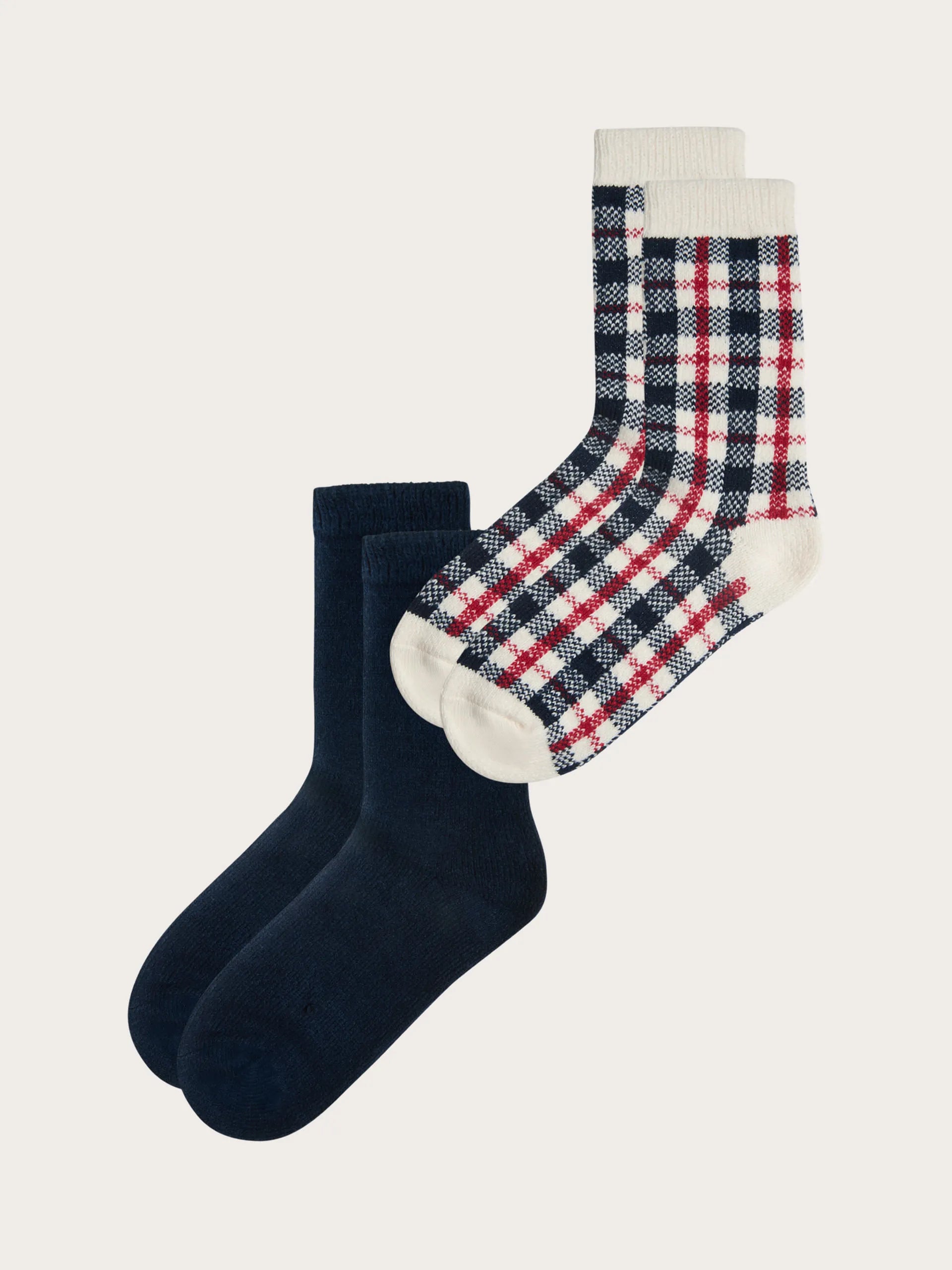 Yamamay_Bicolor_Multipack Two Pairs of Short Socks Winter Poodle_TCZD184004_127_01