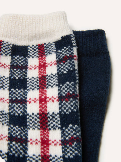 Yamamay_Bicolor_Multipack Two Pairs of Short Socks Winter Poodle_TCZD184004_127_02