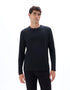 Celio_Black_Regular 100% Cotton Long-Sleeved T-Shirt_TEBASEML_BLACK_01