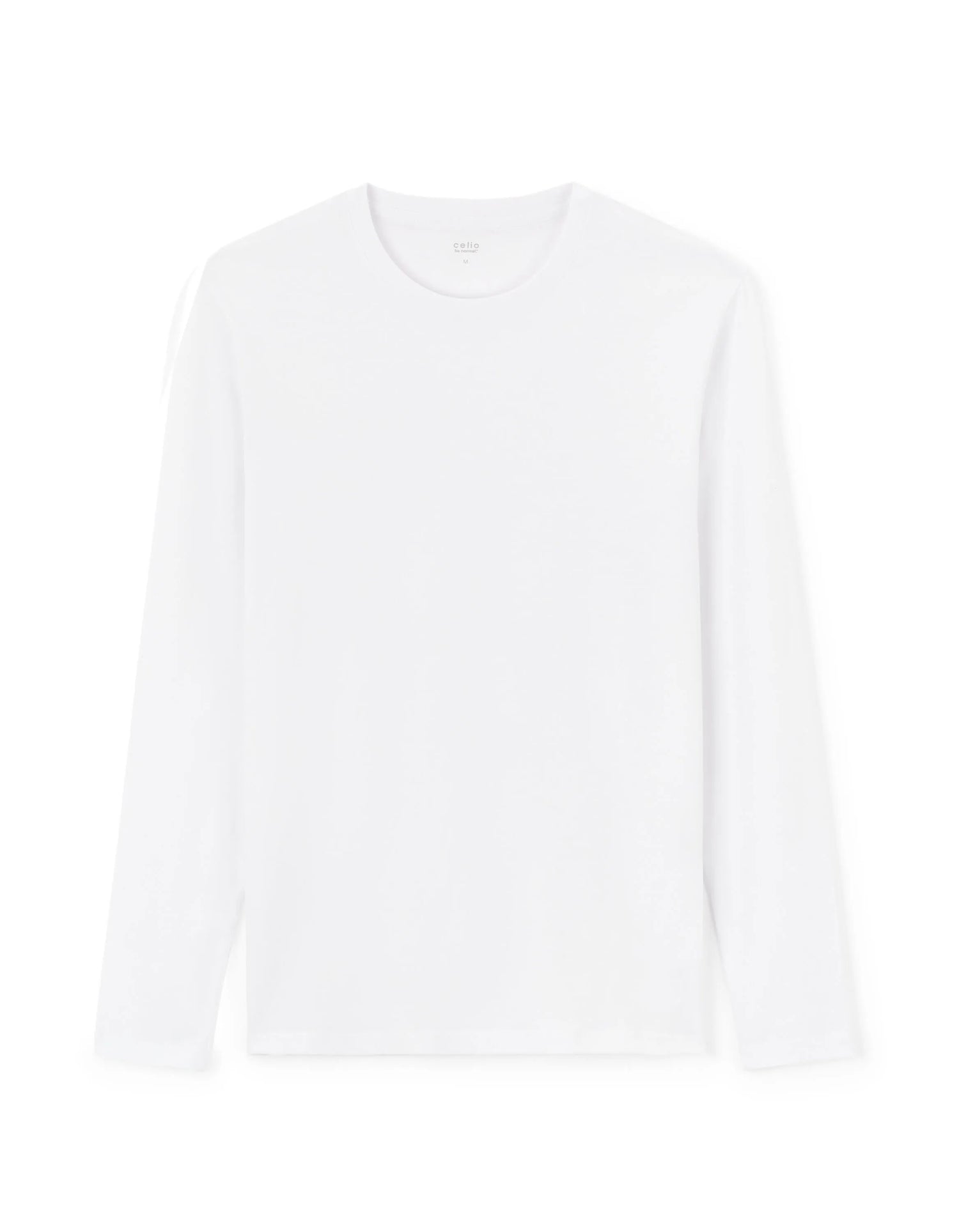 Celio_Optical White_Regular 100% Cotton Long-Sleeved T-Shirt_TEBASEML_OPTICAL WHITE_04