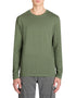 Celio_Sage Straight T-Shirt 100% Cotton Long Sleeves_TEBASEML_SAUGE_01